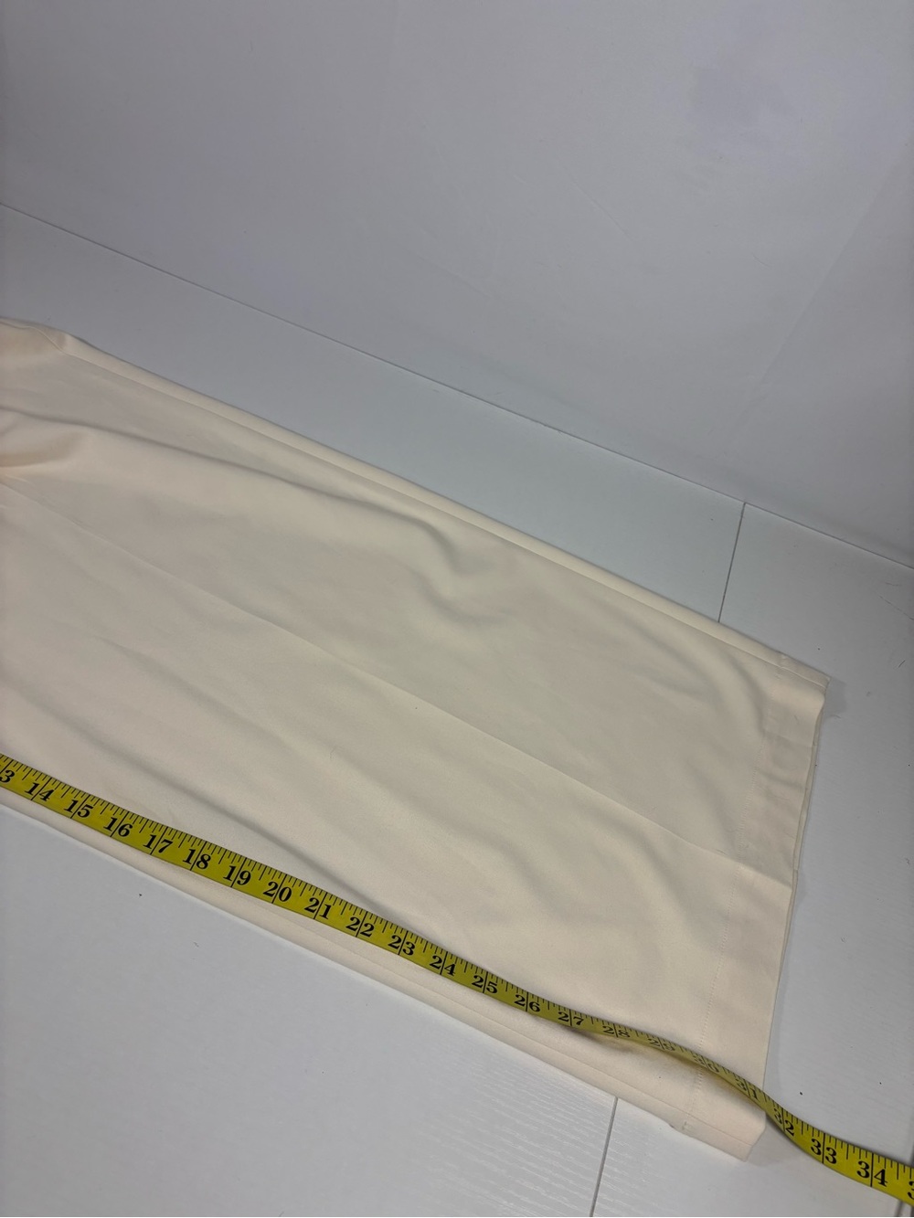 NWT J.Crew Ivory Belted Pleated Wide Leg Pants Size 18 - Picture 10 of 10